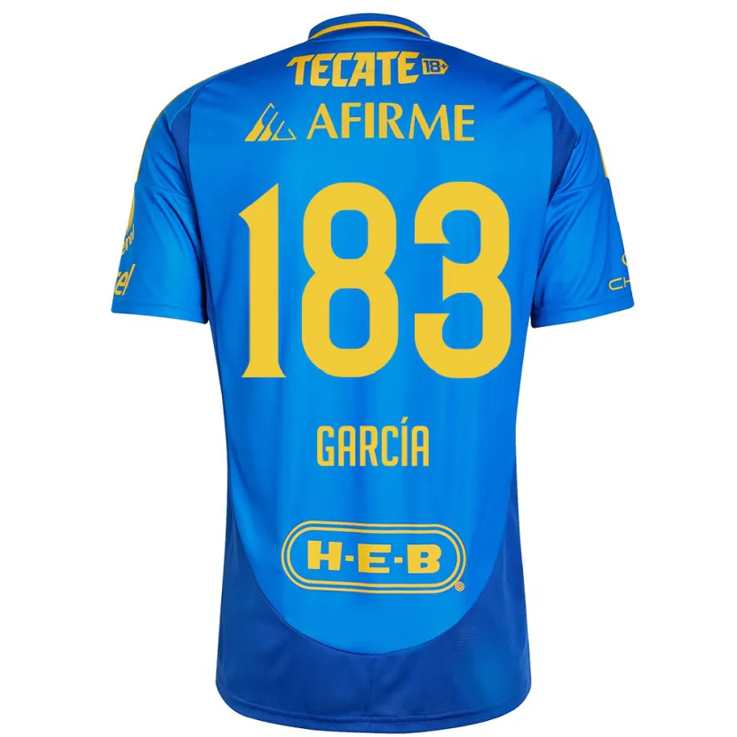 Danxen Damen Zahir García #183 Blau Gelb Auswärtstrikot Trikot 2024/25 T-Shirt Österreich