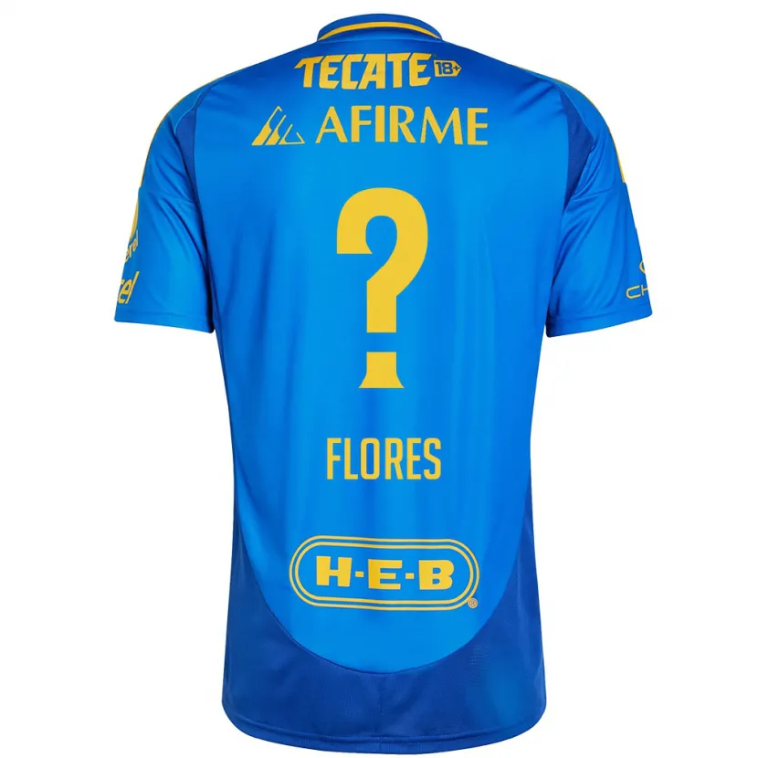 Danxen Damen Hernán Flores #0 Blau Gelb Auswärtstrikot Trikot 2024/25 T-Shirt Österreich