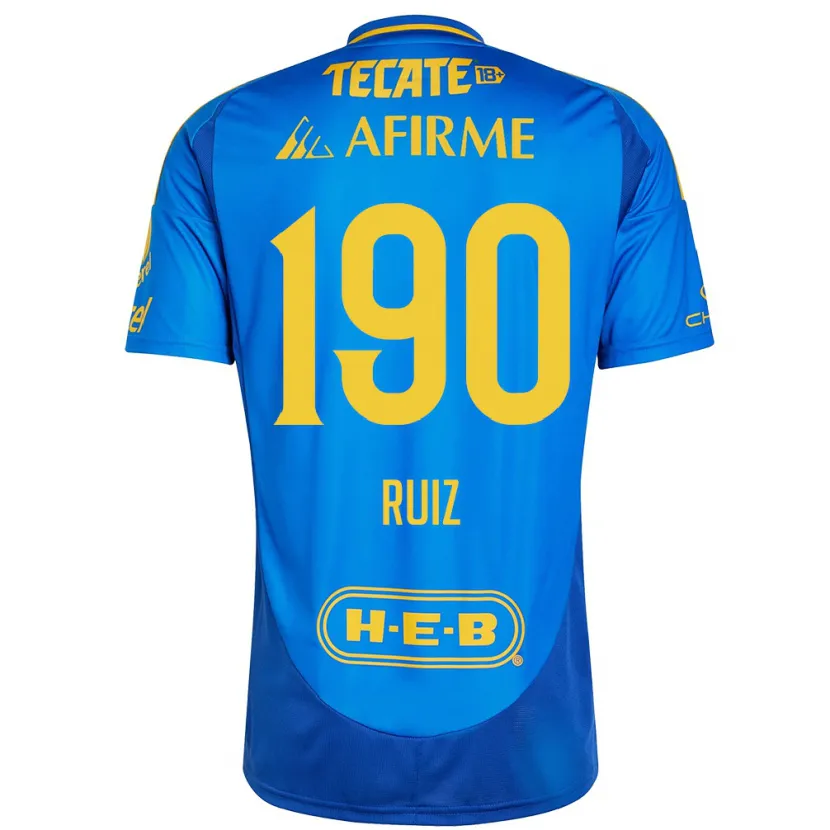Danxen Damen Óscar Ruiz #190 Blau Gelb Auswärtstrikot Trikot 2024/25 T-Shirt Österreich