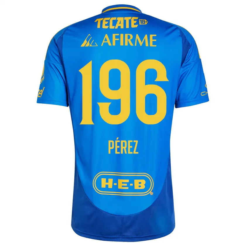 Danxen Damen Axel Pérez #196 Blau Gelb Auswärtstrikot Trikot 2024/25 T-Shirt Österreich