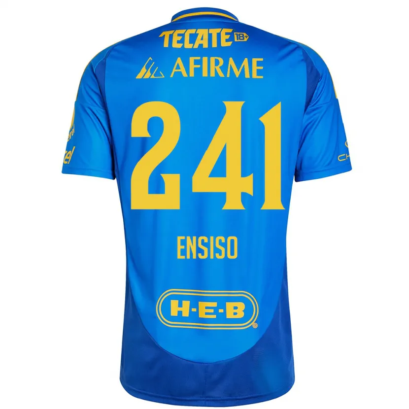 Danxen Damen Eduardo Ensiso #241 Blau Gelb Auswärtstrikot Trikot 2024/25 T-Shirt Österreich