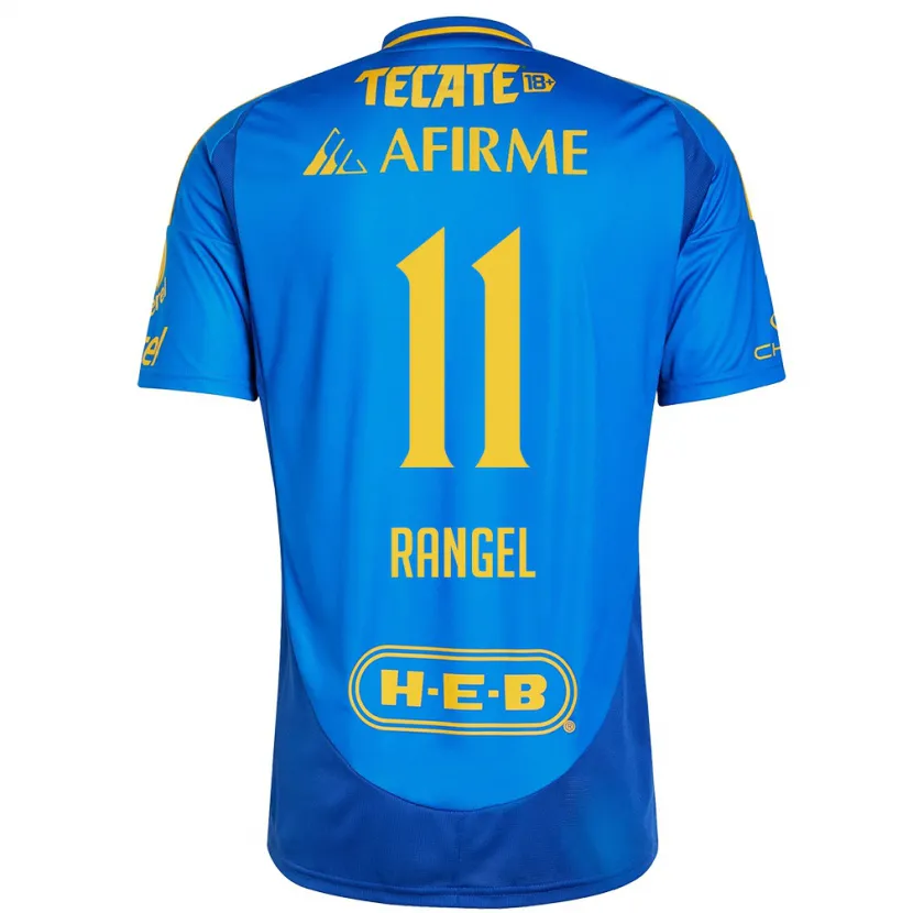 Danxen Damen Nayeli Rangel #11 Blau Gelb Auswärtstrikot Trikot 2024/25 T-Shirt Österreich