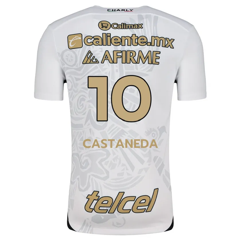 Danxen Damen Kevin Castañeda #10 Weiß Schwarz Auswärtstrikot Trikot 2024/25 T-Shirt Österreich