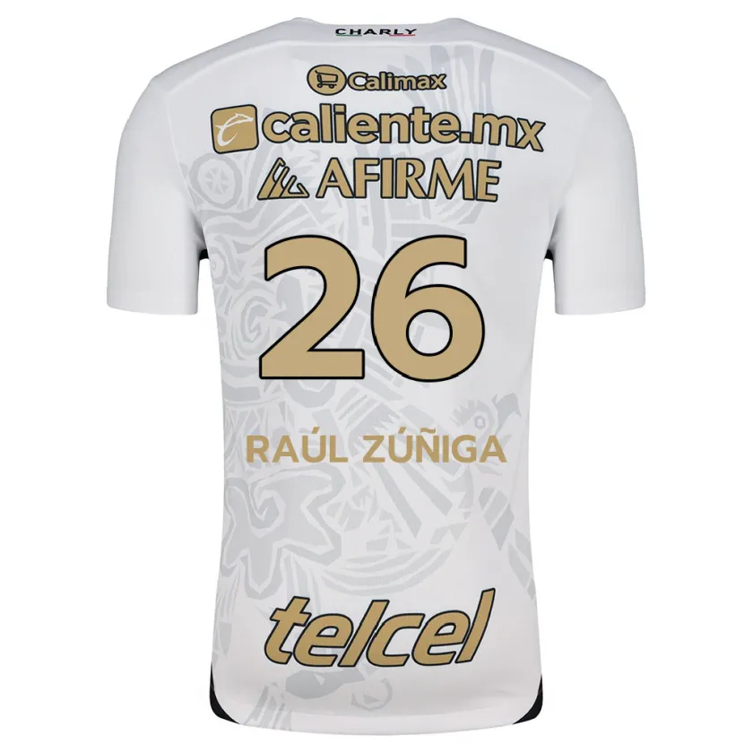 Danxen Damen José Raúl Zúñiga #26 Weiß Schwarz Auswärtstrikot Trikot 2024/25 T-Shirt Österreich