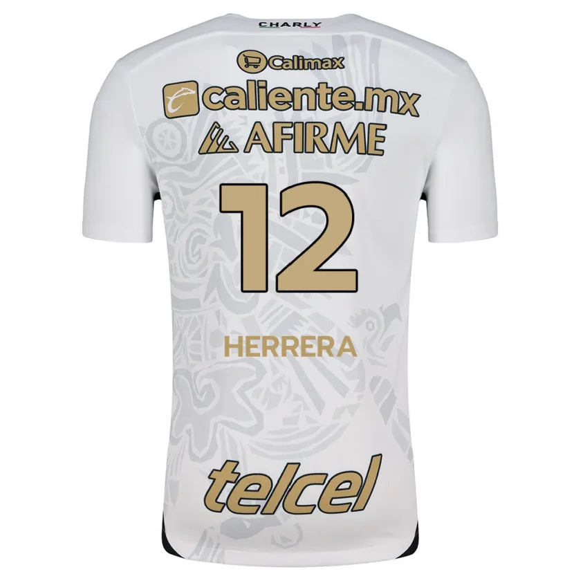 Danxen Damen Melissa Herrera #12 Weiß Schwarz Auswärtstrikot Trikot 2024/25 T-Shirt Österreich