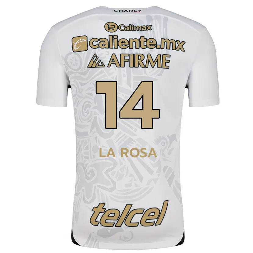 Danxen Damen Joselyn De La Rosa #14 Weiß Schwarz Auswärtstrikot Trikot 2024/25 T-Shirt Österreich