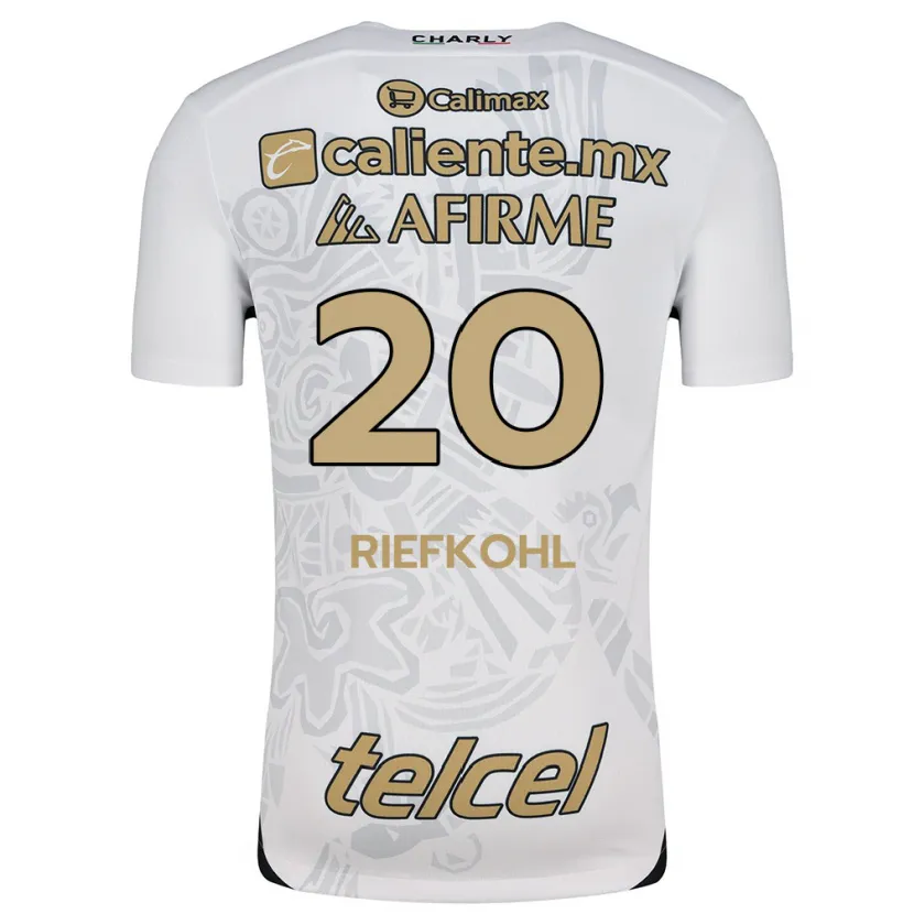 Danxen Damen Luciana Riefkohl #20 Weiß Schwarz Auswärtstrikot Trikot 2024/25 T-Shirt Österreich