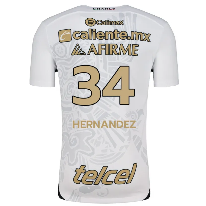 Danxen Damen Kimberly Hernández #34 Weiß Schwarz Auswärtstrikot Trikot 2024/25 T-Shirt Österreich