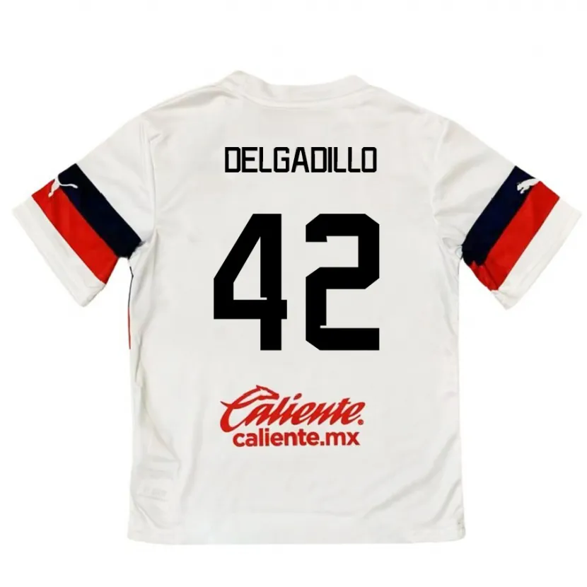 Danxen Damen Diego Delgadillo #42 Weiß Rot Auswärtstrikot Trikot 2024/25 T-Shirt Österreich