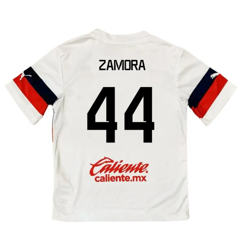 Danxen Damen Saúl Zamora #44 Weiß Rot Auswärtstrikot Trikot 2024/25 T-Shirt Österreich