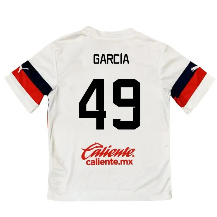 Danxen Damen Gilberto García #49 Weiß Rot Auswärtstrikot Trikot 2024/25 T-Shirt Österreich