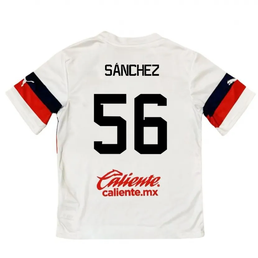 Danxen Damen Benjamín Sánchez #56 Weiß Rot Auswärtstrikot Trikot 2024/25 T-Shirt Österreich