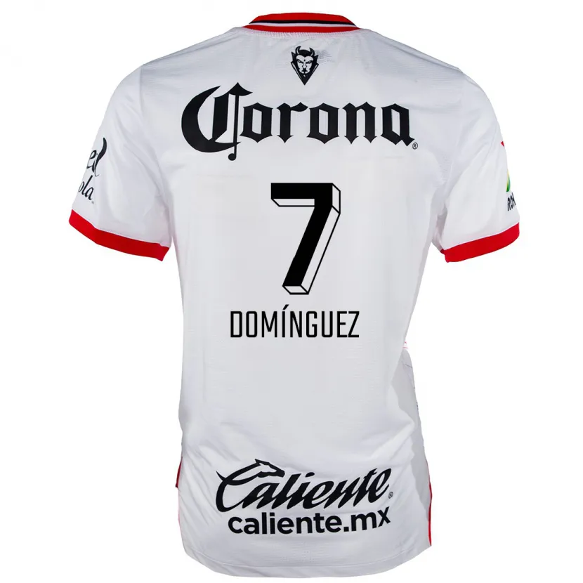 Danxen Damen Juan Domínguez #7 Weiß Rot Auswärtstrikot Trikot 2024/25 T-Shirt Österreich