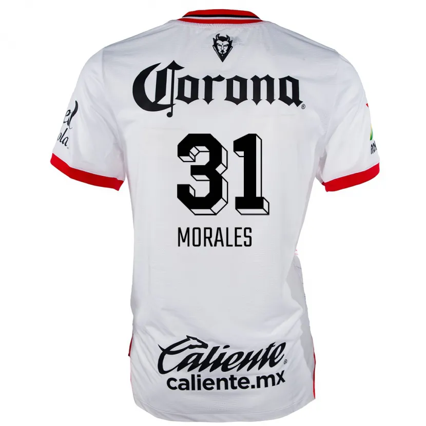 Danxen Damen Robert Morales #31 Weiß Rot Auswärtstrikot Trikot 2024/25 T-Shirt Österreich