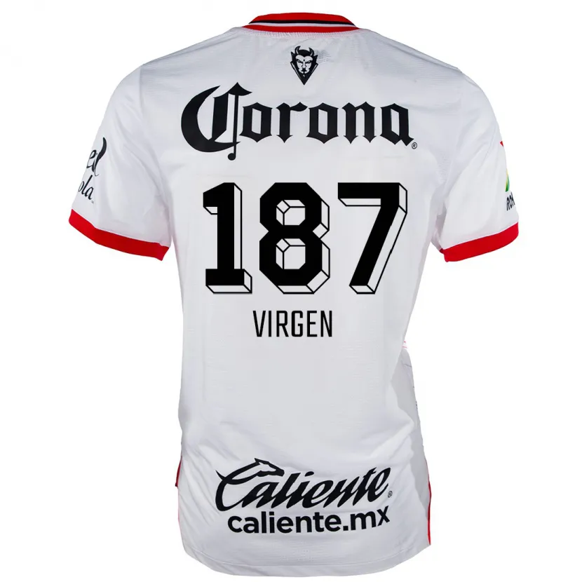 Danxen Damen Oswaldo Virgen #187 Weiß Rot Auswärtstrikot Trikot 2024/25 T-Shirt Österreich