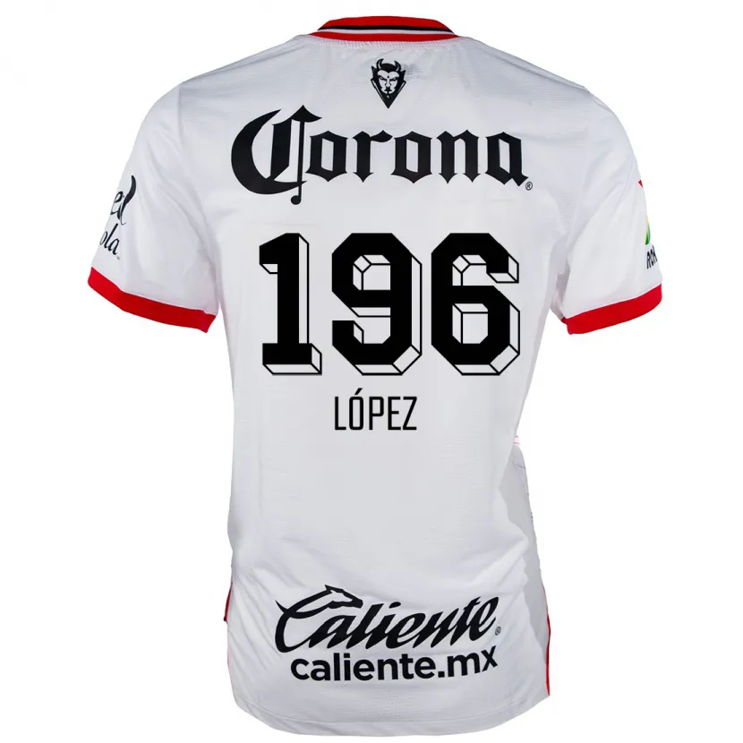 Danxen Damen Ethan López #196 Weiß Rot Auswärtstrikot Trikot 2024/25 T-Shirt Österreich