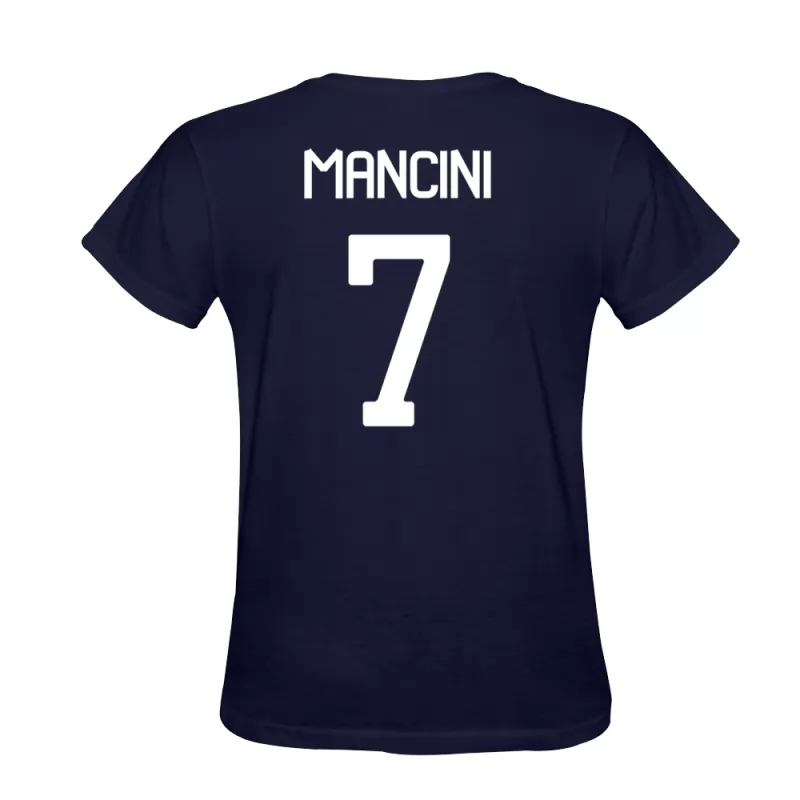 Herren Daniel Mancini #7 Dunkelblau Trikot Hemd T-shirt Design Österreich