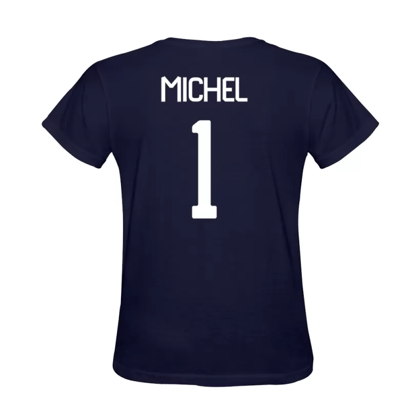 Herren Mathieu Michel #1 Dunkelblau Trikot Hemd T-shirt Design Österreich