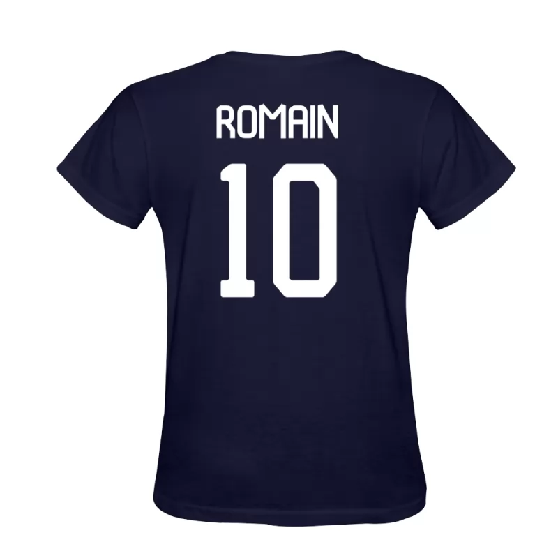 Herren Romain Philippoteaux #10 Dunkelblau Trikot Hemd T-shirt Design Österreich