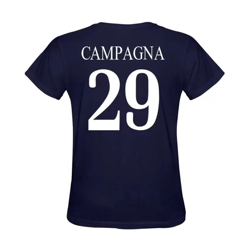 Herren Francesco Campagna #29 Dunkelblau Trikot Hemd T-shirt Design Österreich