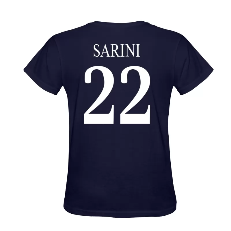Herren Lorenzo Sarini #22 Dunkelblau Trikot Hemd T-shirt Design Österreich