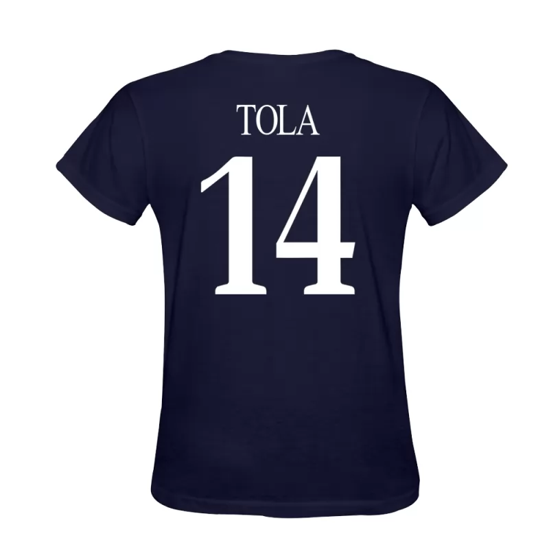 Herren Brenton Tola #14 Dunkelblau Trikot Hemd T-shirt Design Österreich